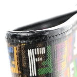 Zucca Spalmati Patent Zucchino Screen Print Medium Roll Tote Tobacco Multicolor Black