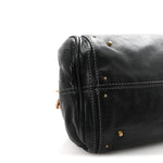 Calfskin Medium Paddington Satchel Black
