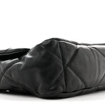 Lambskin Quilted Large Chanel 19 Flap Black