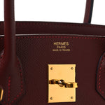 Epsom Birkin 30 Rouge H