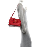 Calfskin Small Classic Y Cabas Red