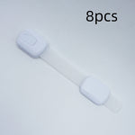 Two white car key fobs with a '8pcs' label on a light gray background