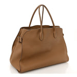 Matte Grained Calfskin Soft Margaux 17 Dark Taupe
