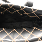 Calfskin Wild Stitch Large Tote Black