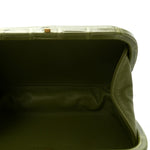 Alligator Knot Clutch Tea Leaf
