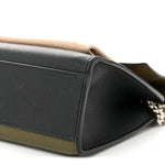 Soft Calfskin Mylockme Chain Bag BB Smokey Brown Green