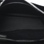 Patent Crocodile Embossed Lambskin Monogram Medium Niki Chain Satchel Black