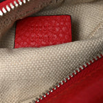 Pebbled Calfskin Small Soho Disco Bag Tabasco Red