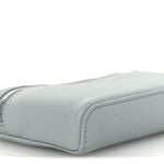 Grained Calfskin Extra Pocket Mini Pouch Minty Breeze