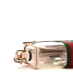 Vinyl Web Mini Ophidia Transparent Shoulder Bag Perfect Pink