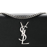 Grain De Poudre Small Monogram Kate Satchel Black