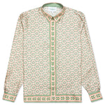 Printed L/S Silk Shirt - Laurel Monogram Light