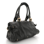 Calfskin Medium Paddington Capsule Satchel Bleu Nuit