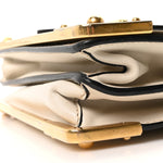 City Calf Saffiano Cahier Bag Talco Black
