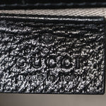 Jacquard Black Denim GG Monogram Textured Dollar Calfskin Mini Horsebit 1955 Crossbody Bag Black Ivory