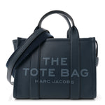Grained Calfskin Small The Tote Bag Blue Sea