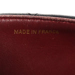 Lambskin Quilted Half Moon Flap Black