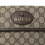GG Supreme Monogram Neo Vintage Web Belt Bag Brown