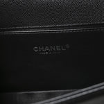 Caviar Quilted Medium Boy Flap Black