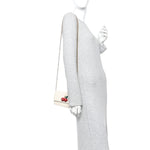Guccissima Mini Cherry Chain Bag White