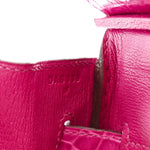 Shiny Niloticus Crocodile Birkin 30 Rose Scheherazade