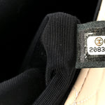 Lambskin Quilted Medium Elegant CC Flap Beige Black