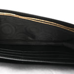 Calfskin GG Matelasse Chain Wallet Black