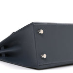 Epsom Tadelakt Chevre Mysore Casaque Etoilee Kelly Sellier 25 Ardoise Black Vert Peppermint