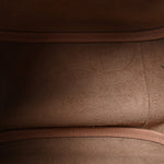 Calfskin Small Ruched Tote Peach