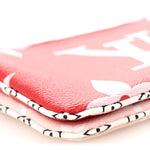 Monogram Giant Double Zip Pochette Rouge