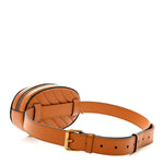 Vintage Effect Calfskin Matelasse Diagonal Torchon GG Marmont Belt Bag 95 38 Cognac