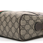 GG Supreme Monogram Web Small Ophidia Shoulder Bag Brown