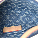 LV X TM Monogram Denim Cerises Pochette Accessories Blue