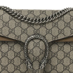 GG Supreme Monogram Small Dionysus Shoulder Bag Taupe