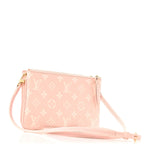 Empreinte Monogram Double Zip Pochette Rose