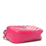 Calfskin Matelasse Monogram Lou Belt Bag Bright Pink