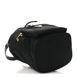 Nylon Vela Saffiano Mini Bucket Crossbody Bag Black