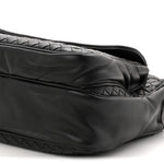 Nappa Intrecciato Messenger Bag Black