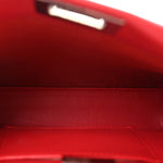 Vitello Seta Century Nappa Whipstitch Mini Peekaboo Iconic Satchel Fiamma