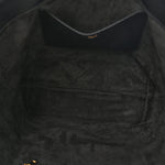 Grained Calfskin Triomphe Medium Cabas Anais Black