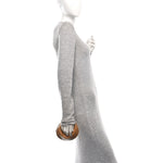 Vitello Grace Nano Fendigraphy Hobo Charm Miele Scuro