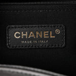 Suede Calfskin Shiny Lambskin Quilted Small Coco Base Shopping Bag Beige Black