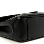 Lambskin Chevron Quilted Large Loulou Black