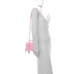 Caviar Quilted Pick Me Up Mini Vanity Case Pink