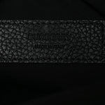 Nylon Jacquard Check Belt Bag Black