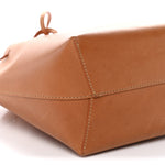 Vegetable Tanned Calfskin Mini Bucket Bag Cammello Rosa