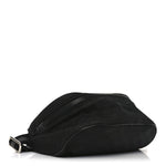 Nylon Monogram Fanny Pack Belt Bag Black