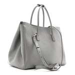 Smooth Calfskin Hampton Carry All Bag Grey