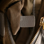 Calfskin Medium Marcie Satchel Cashmere Grey