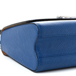 Epi Twist Braided Strap Shoulder Bag MM Bleu Roi